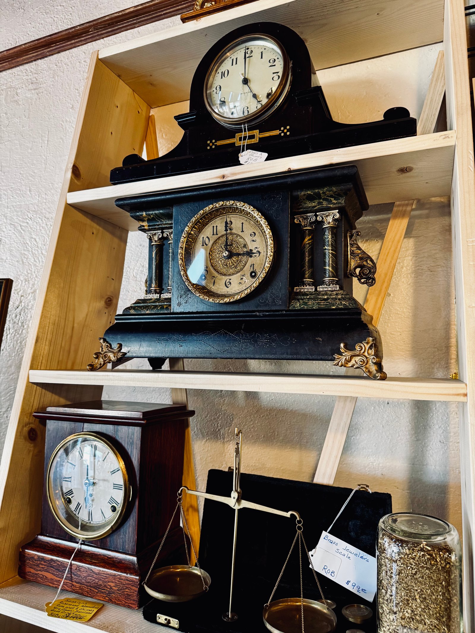 Clocks on display