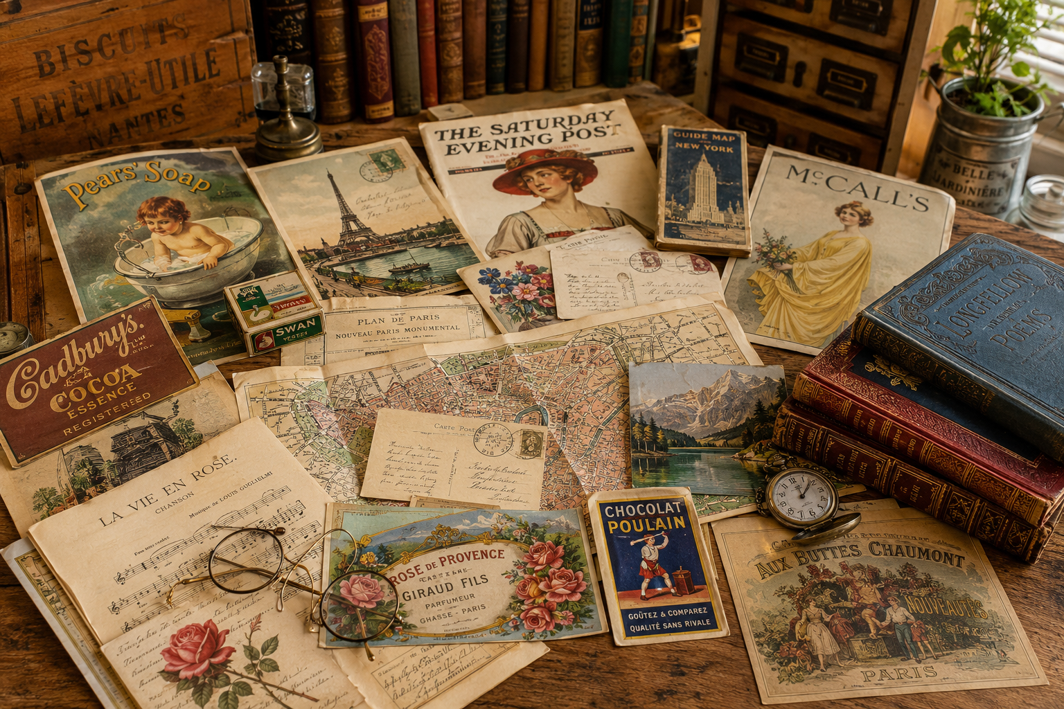 The Art of Ephemera: Creative Ways to Decorate and Craft with Vintage Paper Treasures
